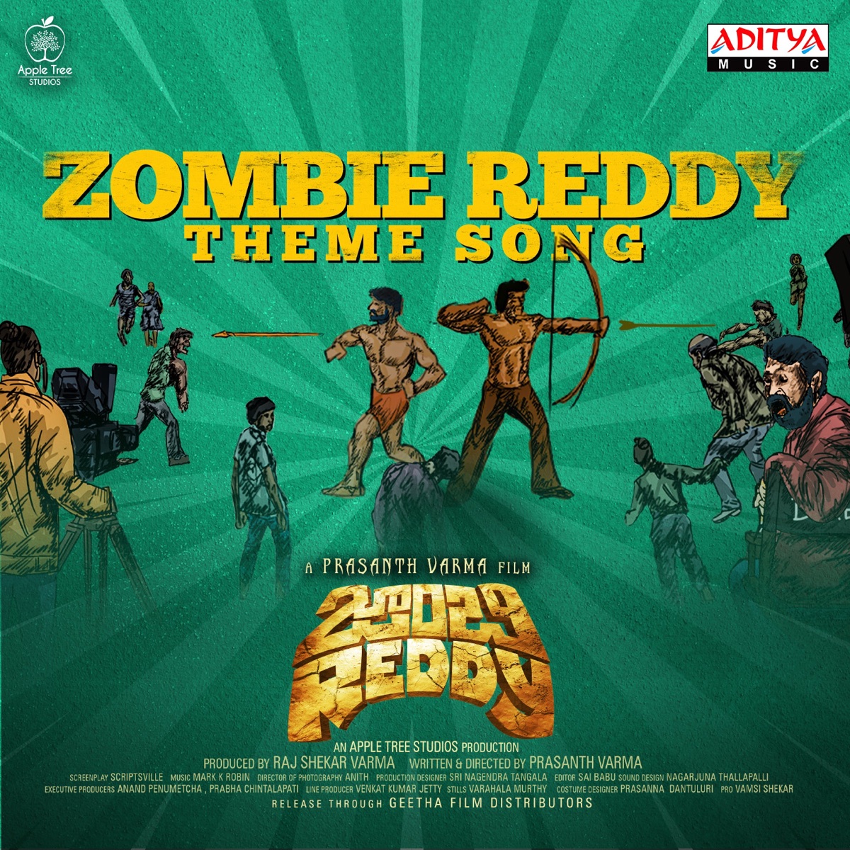 Zombie Reddy Theme Song (From "Zombie Reddy") - Single by Mama Sing, Anudeep Dev, PVNS Rohit & Raghuram Dronavajjala album cover