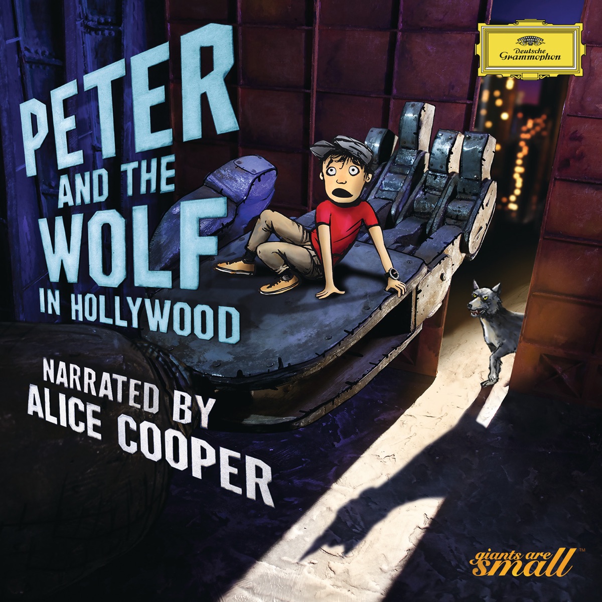 Peter and the Wolf in Hollywood by Alice Cooper, Bundesjugendorchester & Alexander Shelley album cover