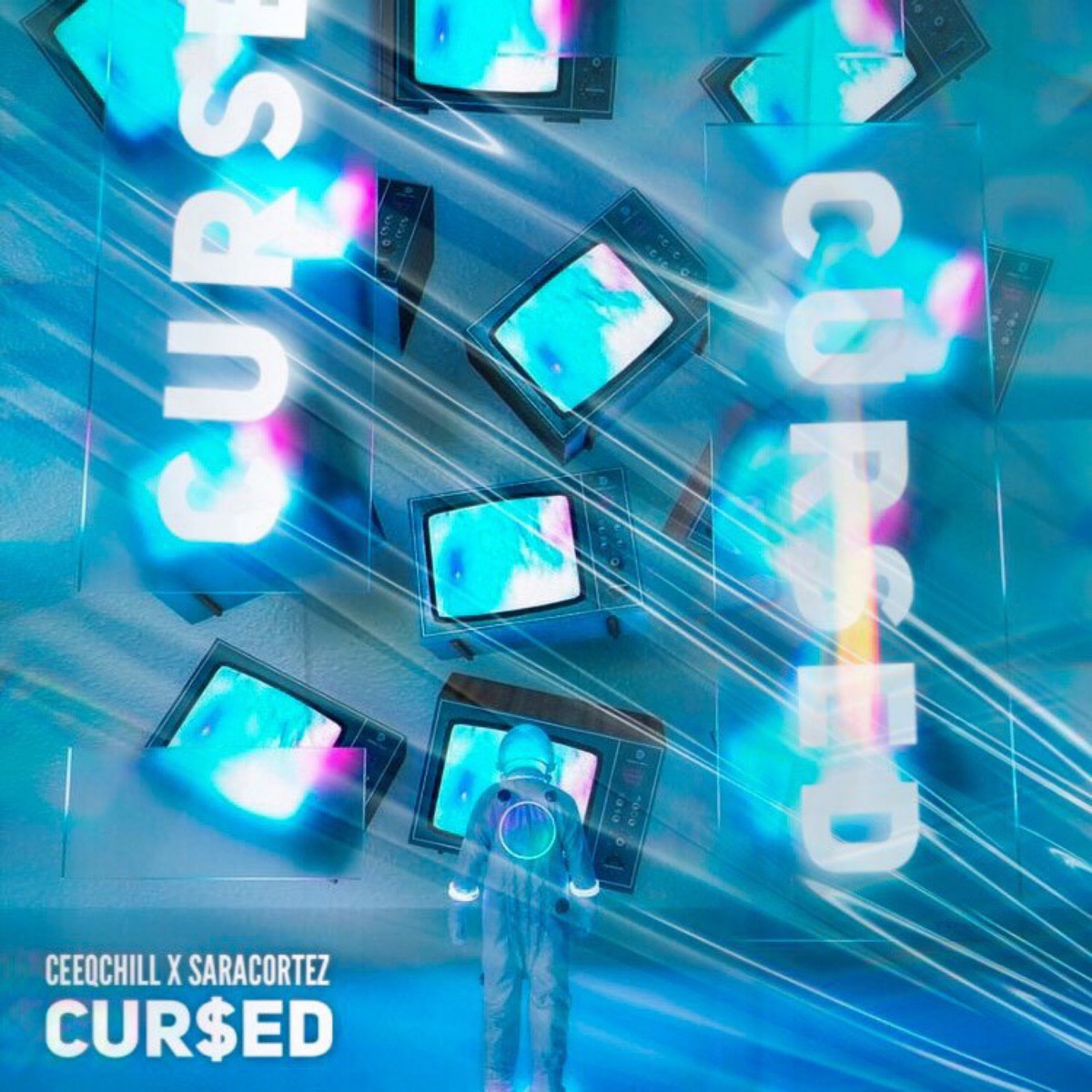 Cur$Ed - Single by SaraCortez & Ceeqchill album cover
