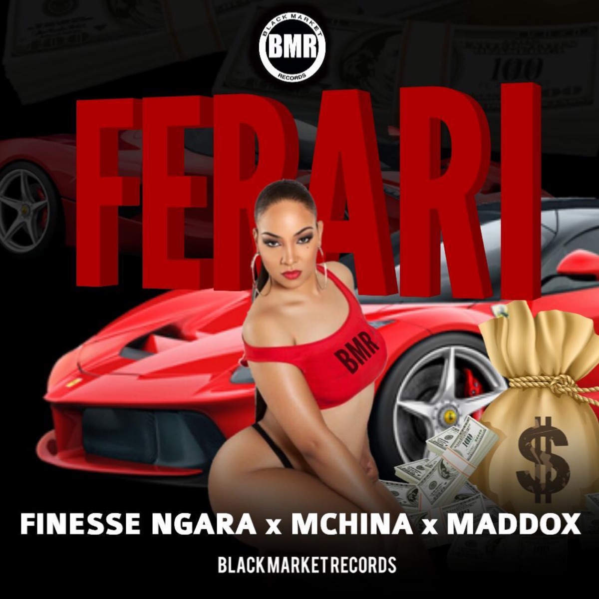 Ferari (feat. Mchina & Maddox) - Single by Finesse Ngara album cover