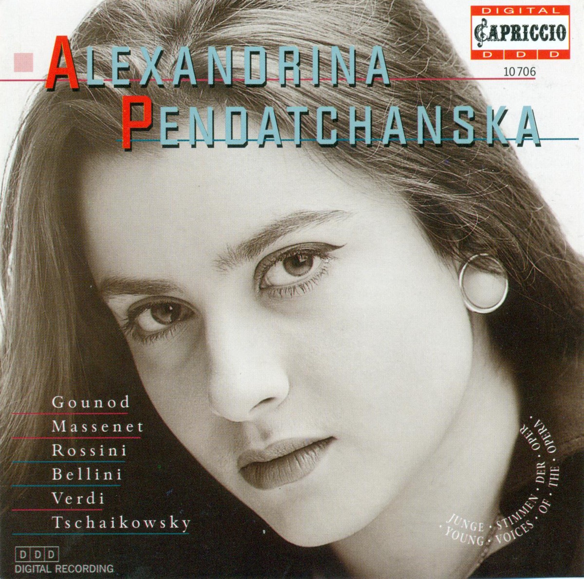 Gounod, Massenet, Rossini, Bellini, Verdi & Tchaikovsky: Opera Arias (Soprano) by Alexandrina Pendatchanska, Sofia Symphony Orchestra & Michail Angelov album cover