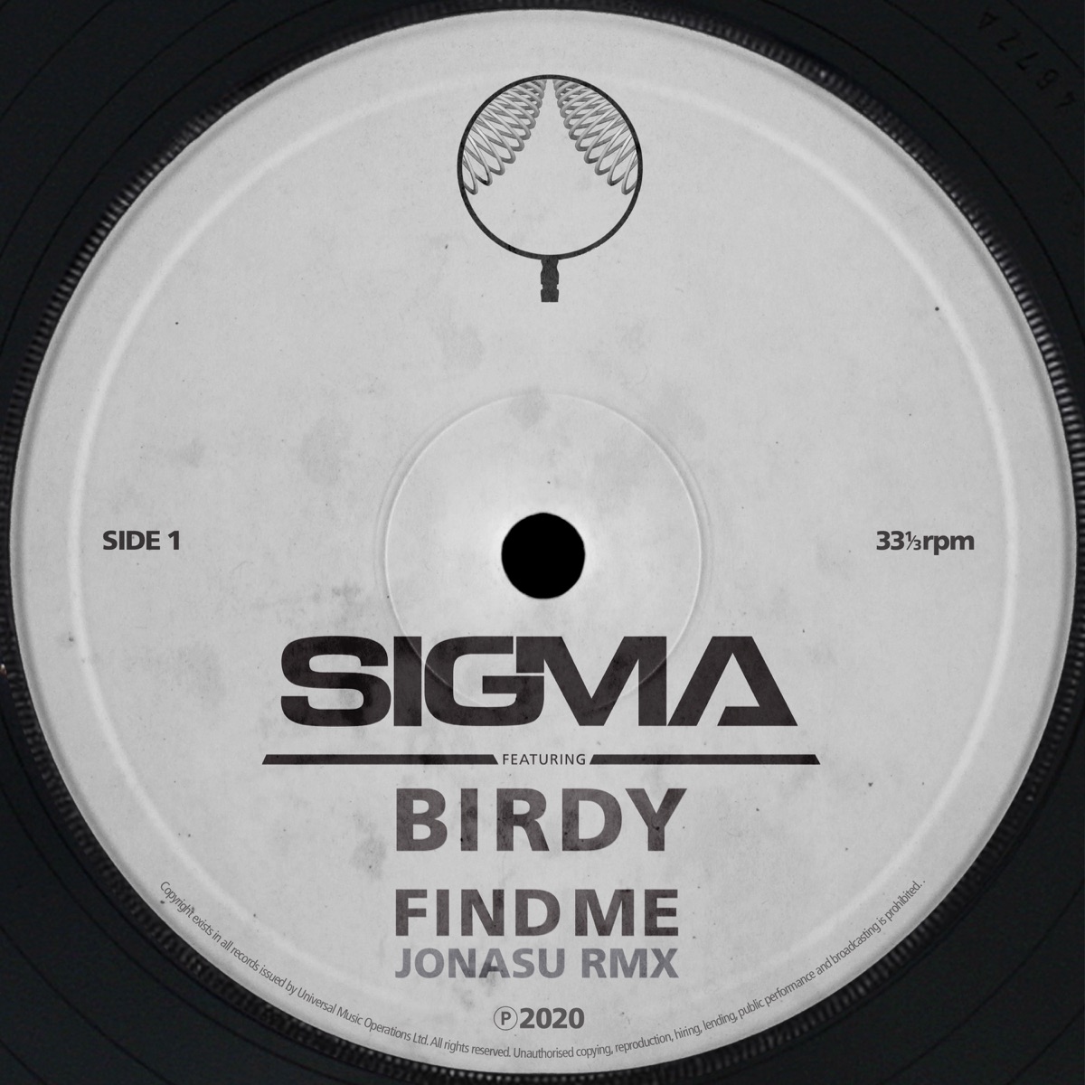 Find Me (Jonasu Remix) [feat. Birdy] - Single by Sigma album cover