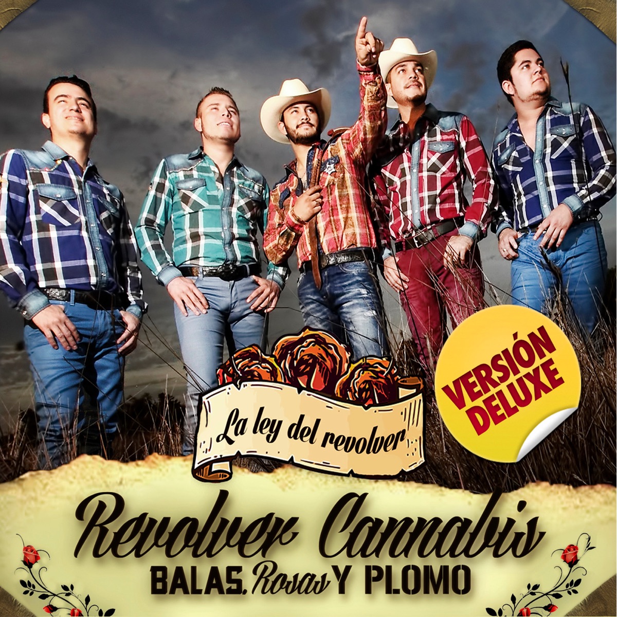 Balas, Rosas y Plomo (Deluxe Version) by Revolver Cannabis album cover