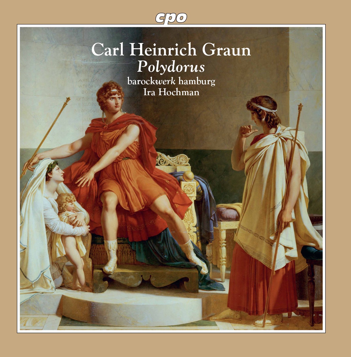 Graun: Polydorus, GraunWV B:I:3 by Hanna Zumsande, Santa Karnīte, Alon Harari, Mirko Ludwig, Barockwerk Hamburg & Ira Hochman album cover