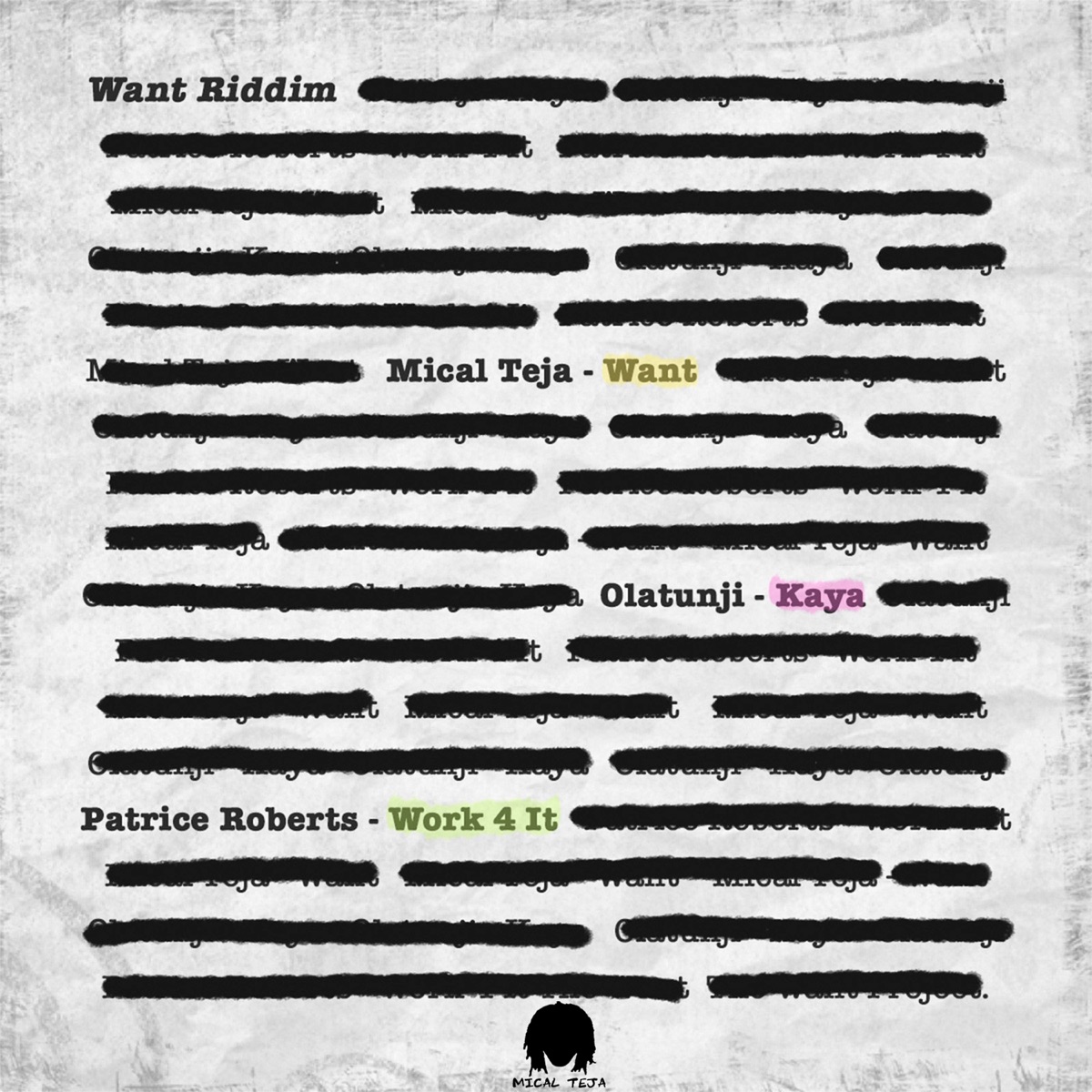 Want Riddim - Single by Olatunji, Patrice Roberts & Mical Teja album cover