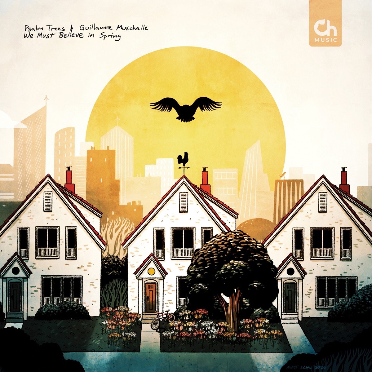 We Must Believe in Spring by Psalm Trees & Guillaume Muschalle album cover