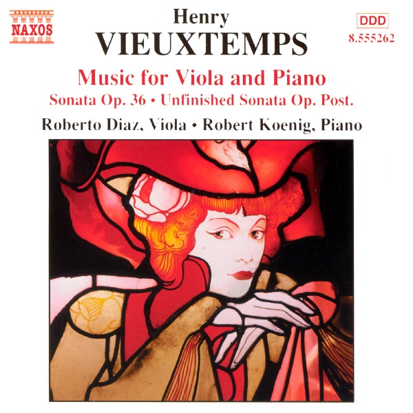 Vieuxtemps: Music for Viola and Piano by Robert Diaz & Robert Koenig album cover