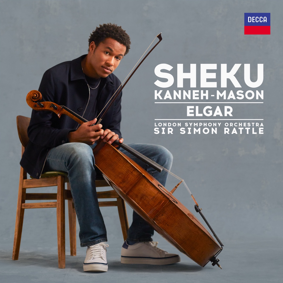 Elgar by Sheku Kanneh-Mason, London Symphony Orchestra & Sir Simon Rattle album cover