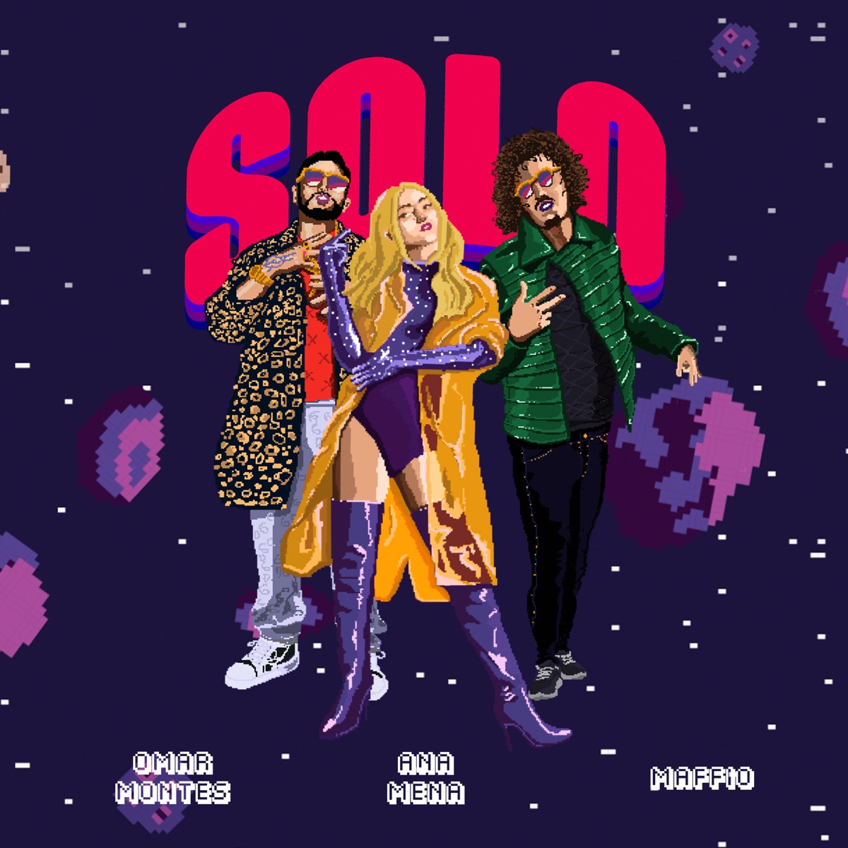 Solo - Single by Omar Montes, Ana Mena & Maffio album cover