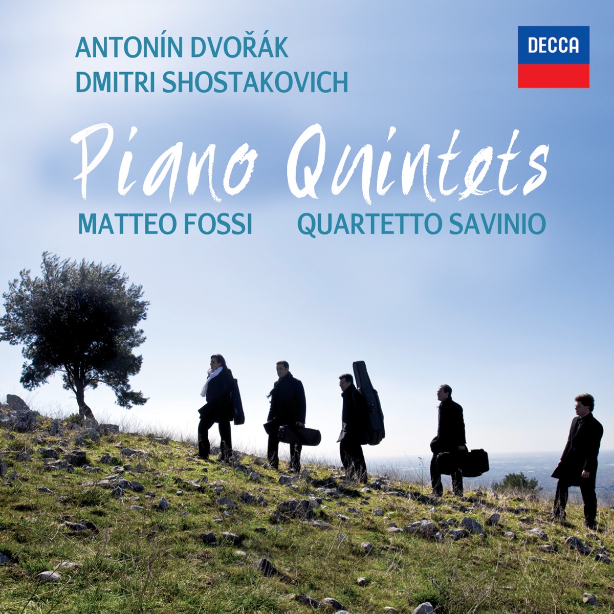 Dvořák & Shostakovich: Piano Quintets by Matteo Fossi & Quartetto Savinio album cover