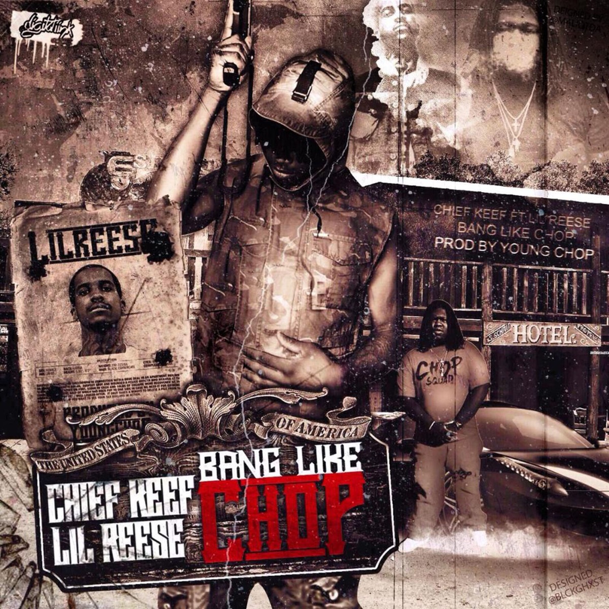 Bang Like Chop (feat. Chief Keef & Lil Reese) - Single by Young Chop album cover