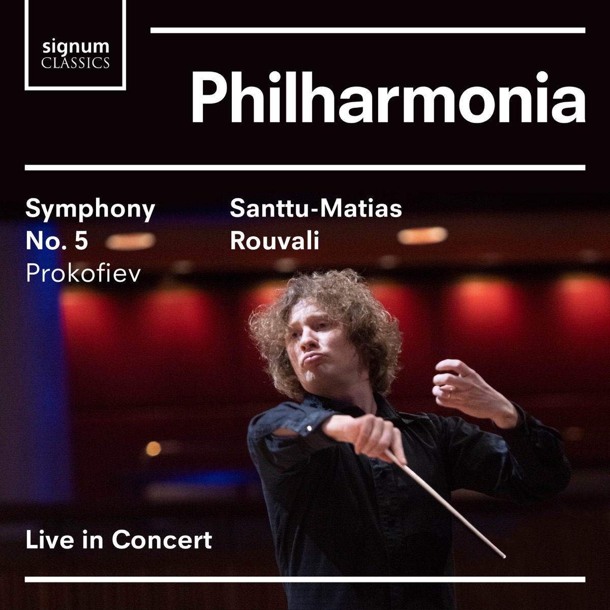 Prokofiev: Symphony No. 5 (Live) by Philharmonia Orchestra & Santtu-Matias Rouvali album cover