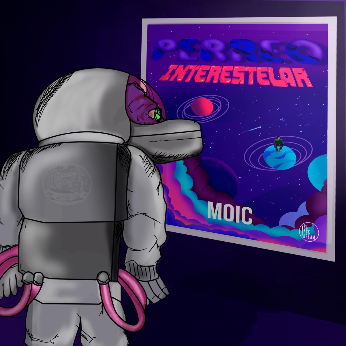 Perreo interestelar - Single by Moic album cover