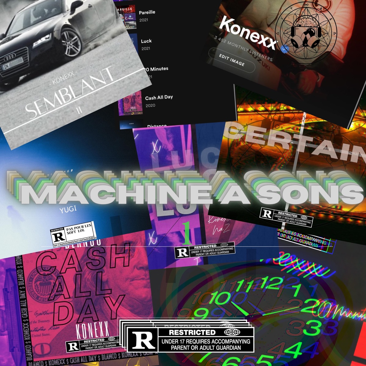 Machine a sons - Single by Konexx album cover