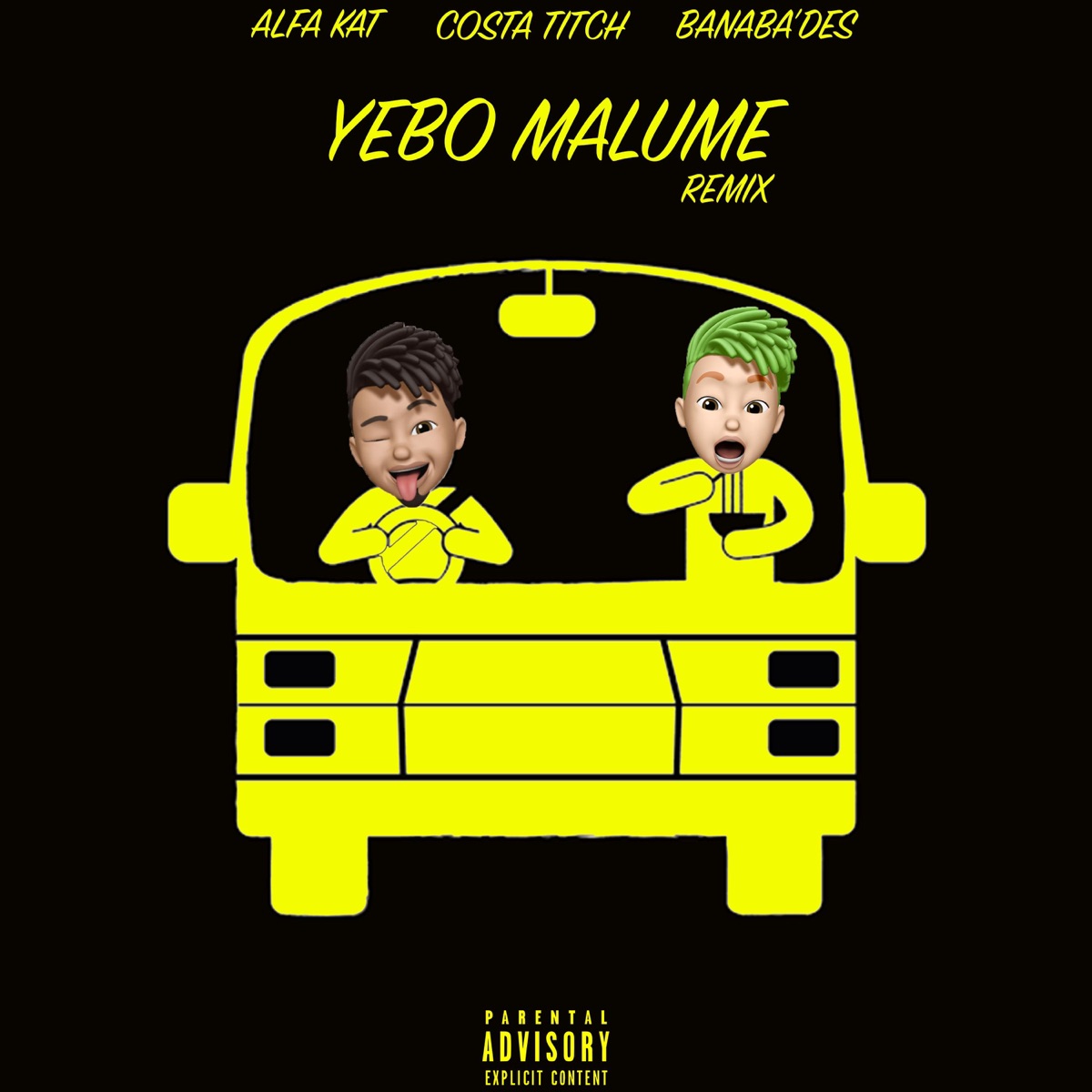 Yebo Malume (feat. Costa Titch & Banaba Des) [Remix] - Single by Alfa Kat album cover