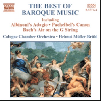 The Best of Baroque Music by Cologne Chamber Orchestra & Helmut Müller-Brühl album cover