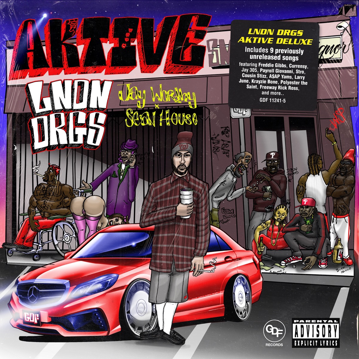 Aktive (Deluxe) by LNDN DRGS & Jay Worthy album cover