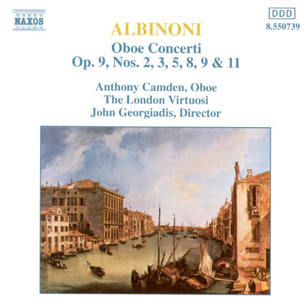 Albinoni: Oboe Concerti by Anthony Camden & Tomaso Albinoni album cover