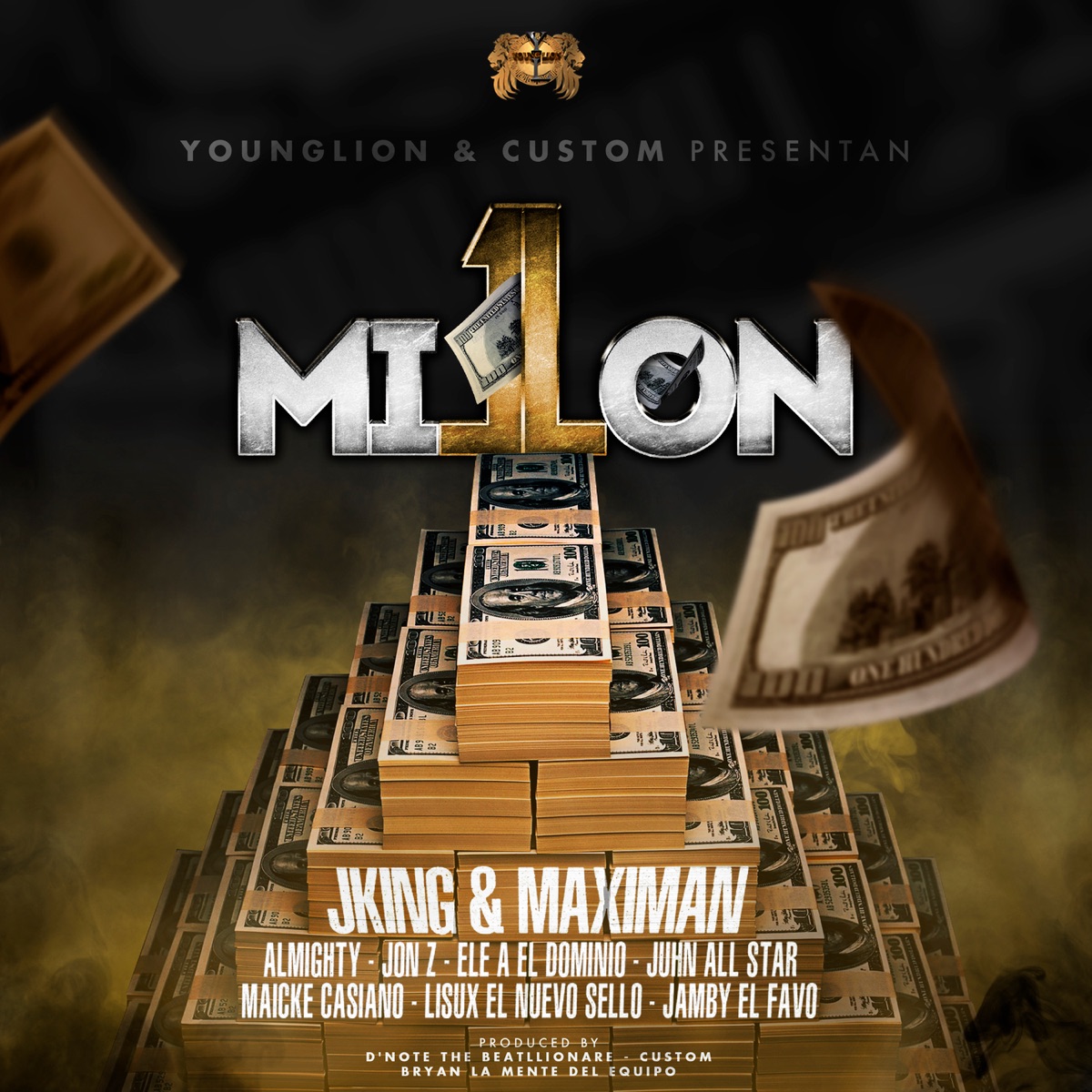 1 Millón (feat. Almighty, Jon Z, Ele A, Juhn Allstar, Maicke Casiano, Lisux & Jamby el Favo) - Single by J-King y Maximan album cover