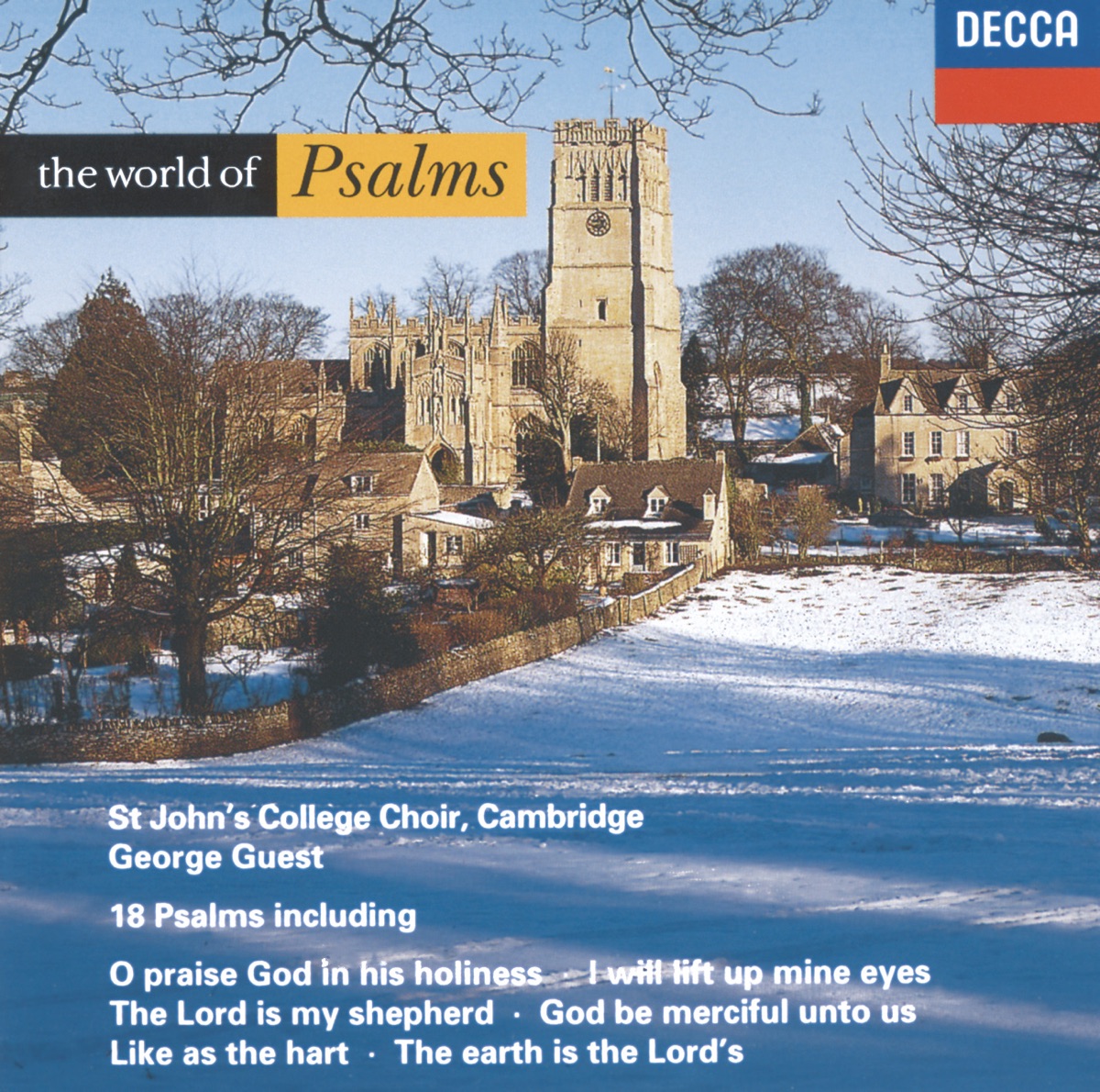 The World of Psalms by Choir of St John’s College, Cambridge, The Choir of King's College, Cambridge & Westminster Abbey Choir album cover