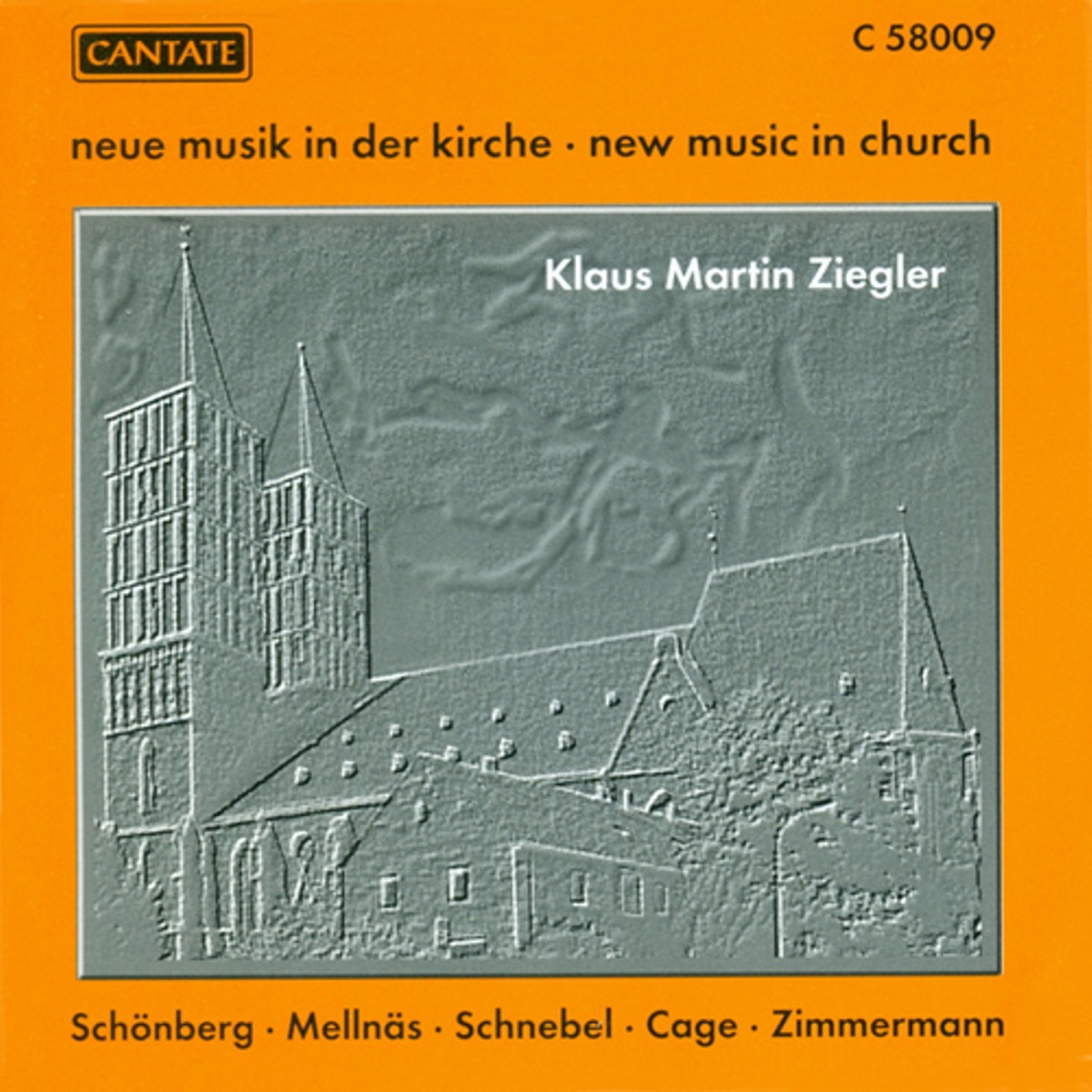 New Music in Church by Kassel Vocal Ensemble, Klaus Martin Ziegler, Mechthild Seitz, Barry McDaniel, Walter Scholz, Karlsruhe Church of Christ Chorus, Werner Neumann, Karlsruhe Helmholtz-Gymansium Boys Choir, Robert Weiler, Lothar Schumann & Reinhold Losch album cover