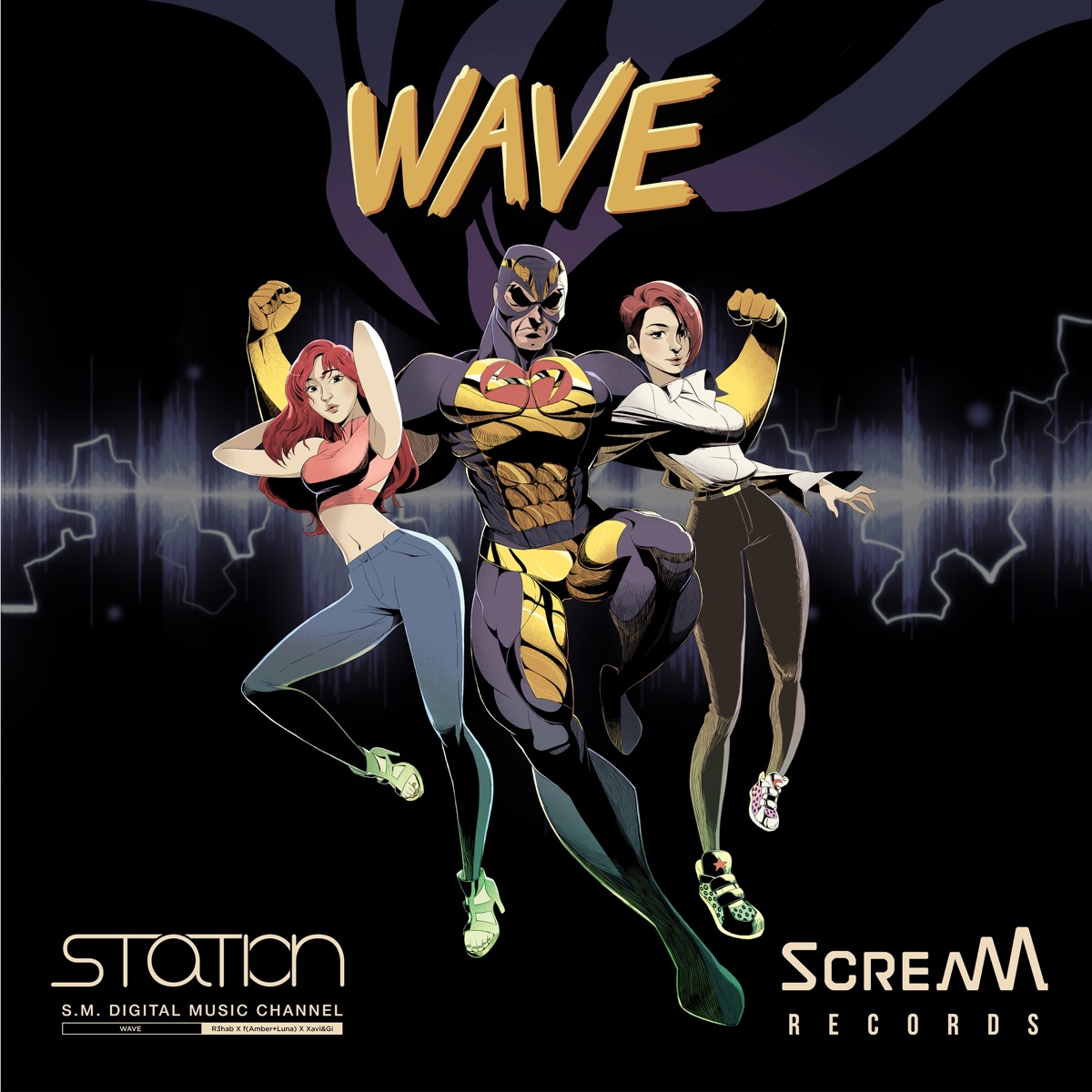 Wave - Single by R3HAB, Amber Liu, LUNA & Xavi & Gi album cover