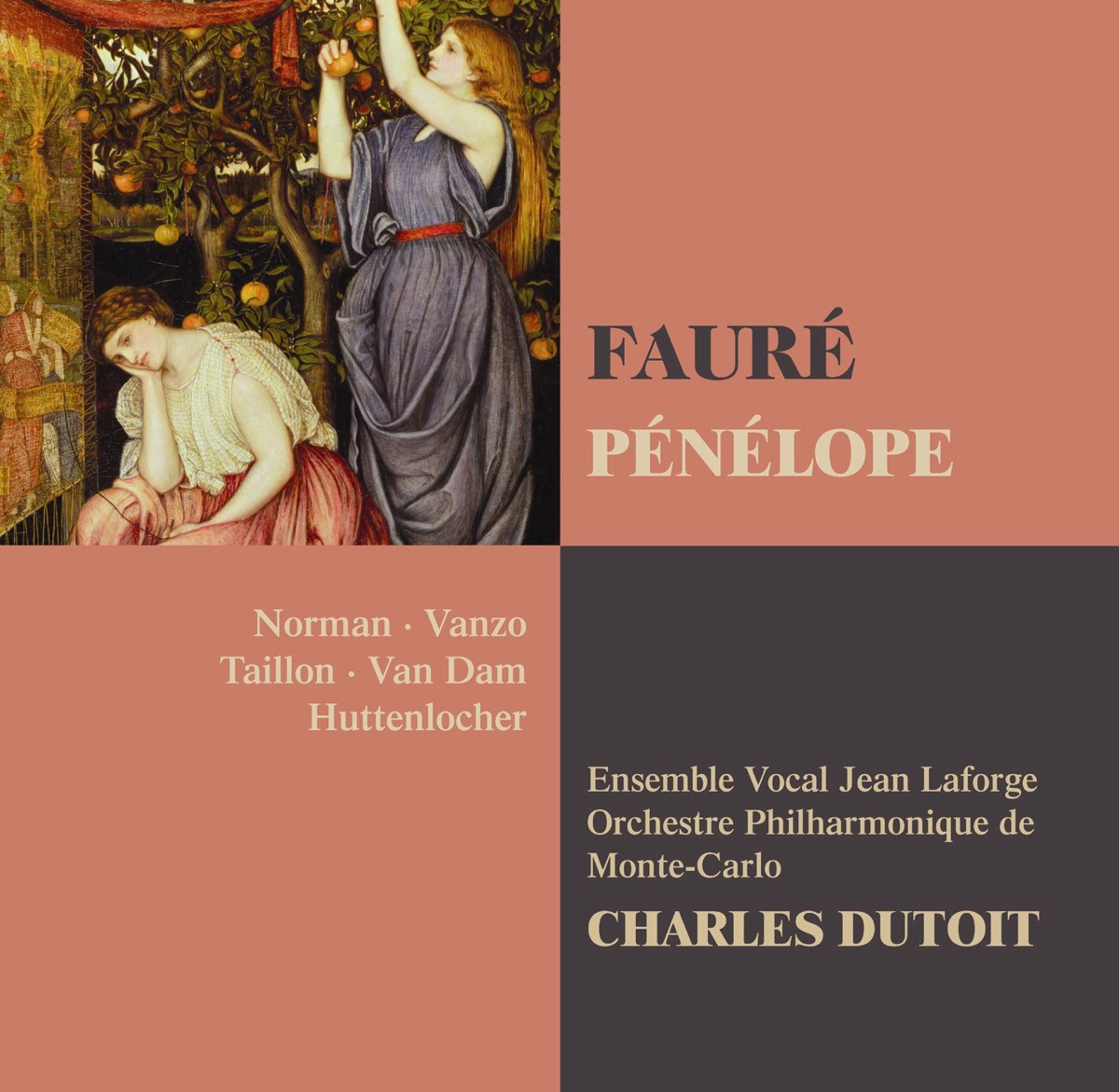Fauré: Pénélope by Charles Dutoit, Christine Barbaux, Colette Alliot-Lugaz, Ensemble vocal Jean Laforge, Jessye Norman, Jocelyne Taillon, José Van Dam & Philippe Huttenlocher album cover