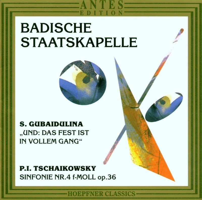 Iljitsch Tschaikowsky, Sofia Ansgatowna Gubaidulina by Badische Staatskapelle, David Geringas & Kazushi Ono album cover