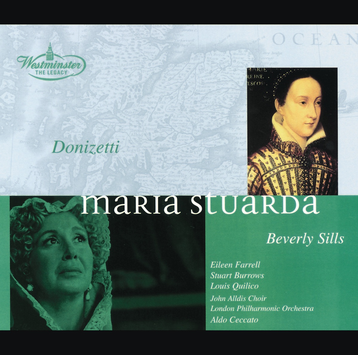 Donizetti: Maria Stuarda by London Philharmonic Orchestra, Aldo Ceccato & Beverly Sills album cover