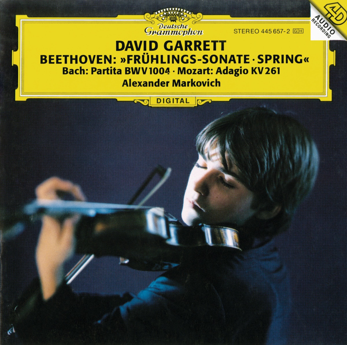 David Garrett - Beethoven: Violin Sonata No. 5 - Bach: Partita No. 2 - Mozart: Adagio by David Garrett & Alexander Markovich album cover