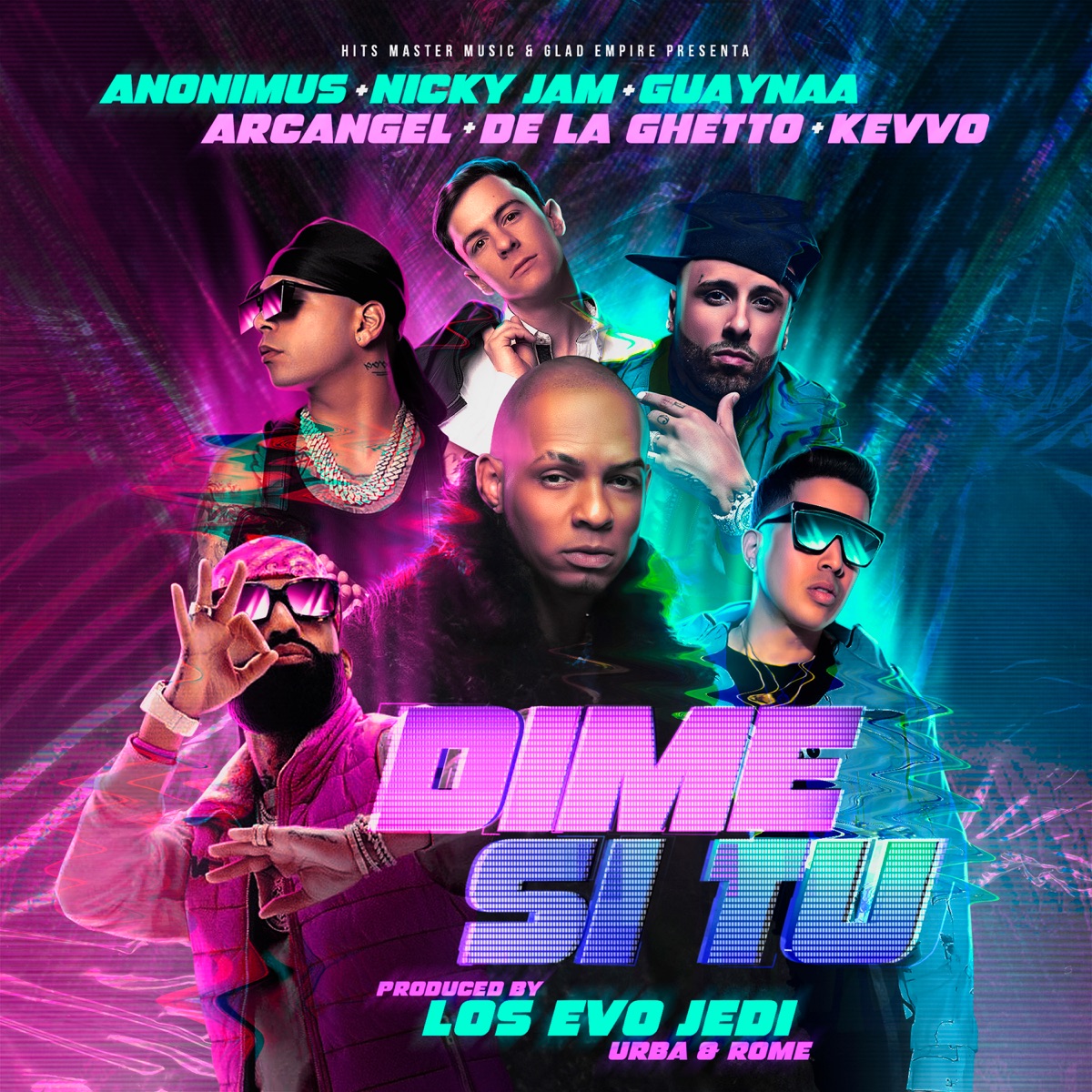 Dime Si Tu (feat. Arcángel, De La Ghetto & KEVVO) - Single by Anonimus, Nicky Jam & Guaynaa album cover