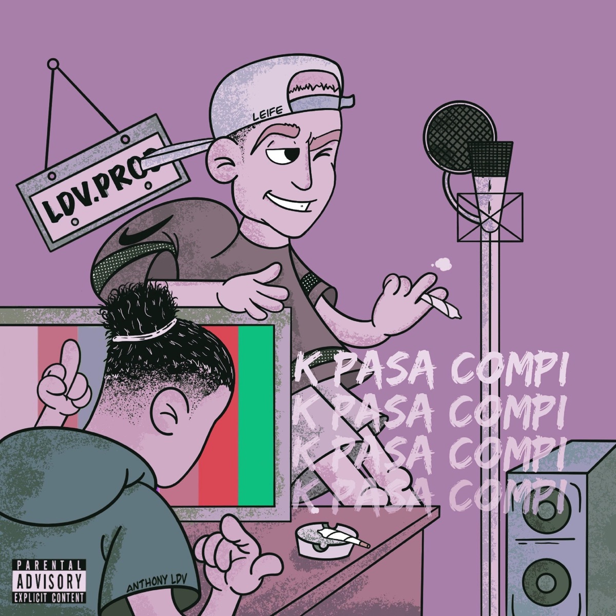 K Pasa Compi (feat. Anthony Ldv) - Single by Leife album cover