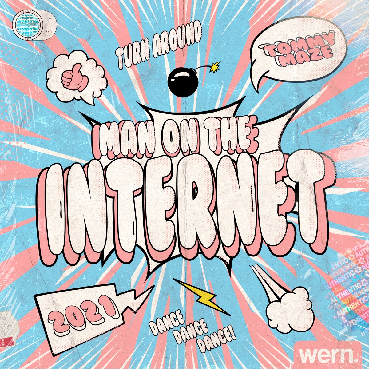 Man on the Internet - Single by Tommy Maze album cover