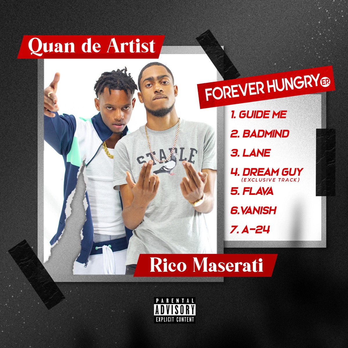 Forever Hungry Ep by Rico Maserati & Quan de Artist album cover