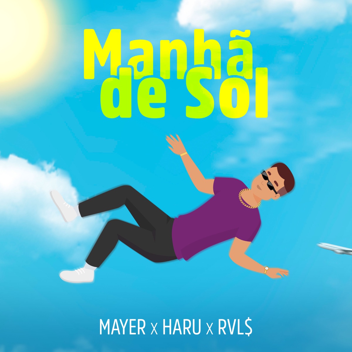 Manhã de Sol (feat. Haru & Rvl$) - Single by Mayer album cover