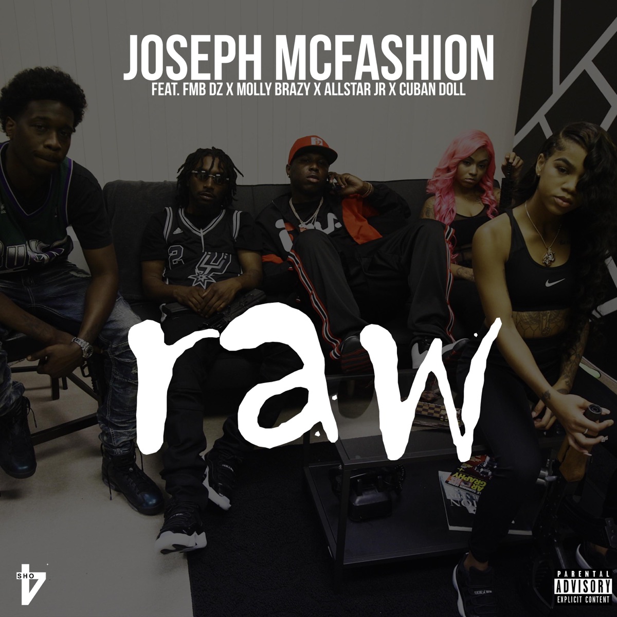 Raw (feat. Molly Brazy, FMB DZ & Cuban Doll) - Single by Joseph McFashion album cover