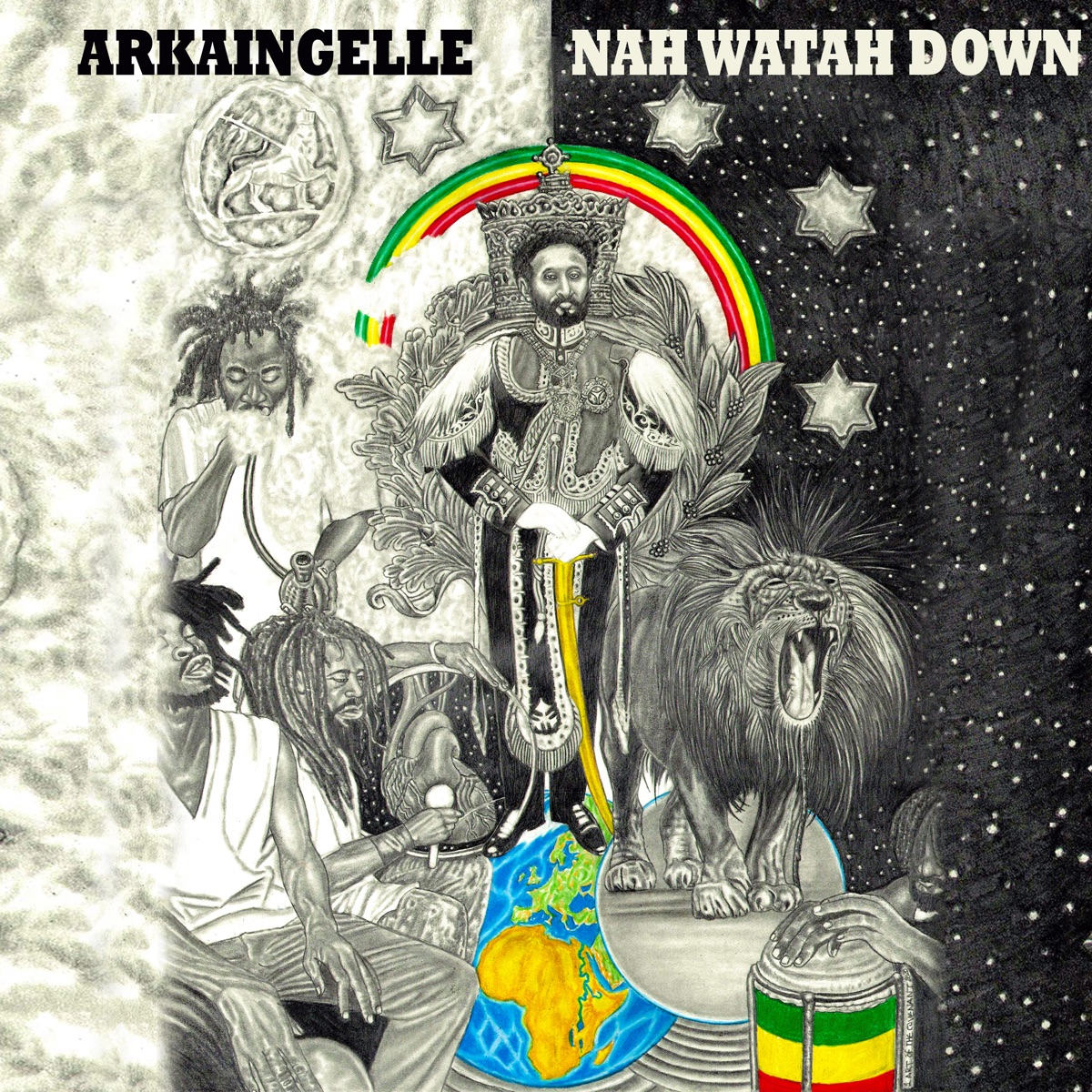 Nah Watah Down by Arkaingelle album cover