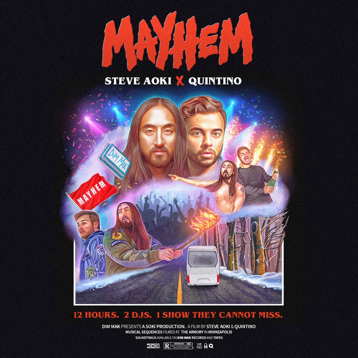 Mayhem - Single by Steve Aoki & Quintino album cover