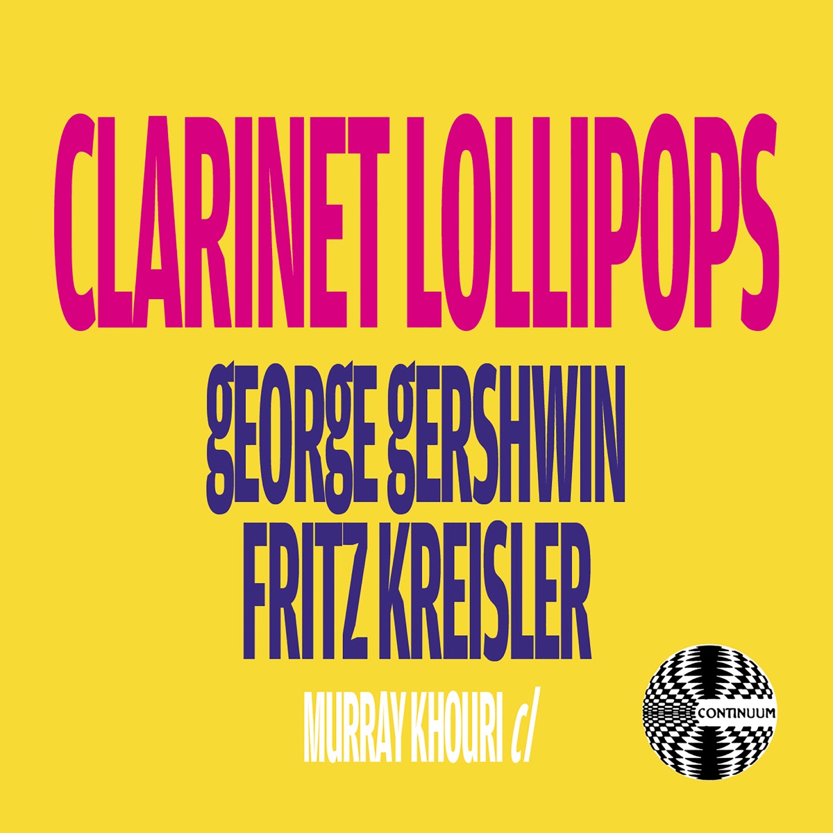 CLARINET LOLLIPOPS by Murray Khouri, Prague Metropolitan Orchestra & Paul Terracini album cover