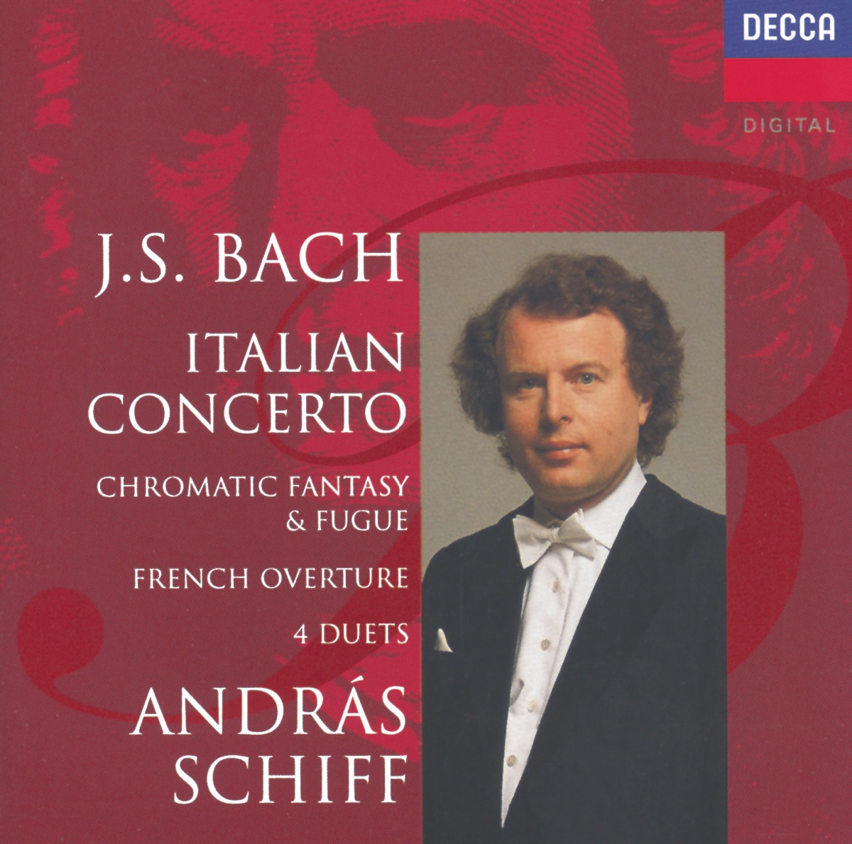 Bach: Italian Concerto by András Schiff album cover