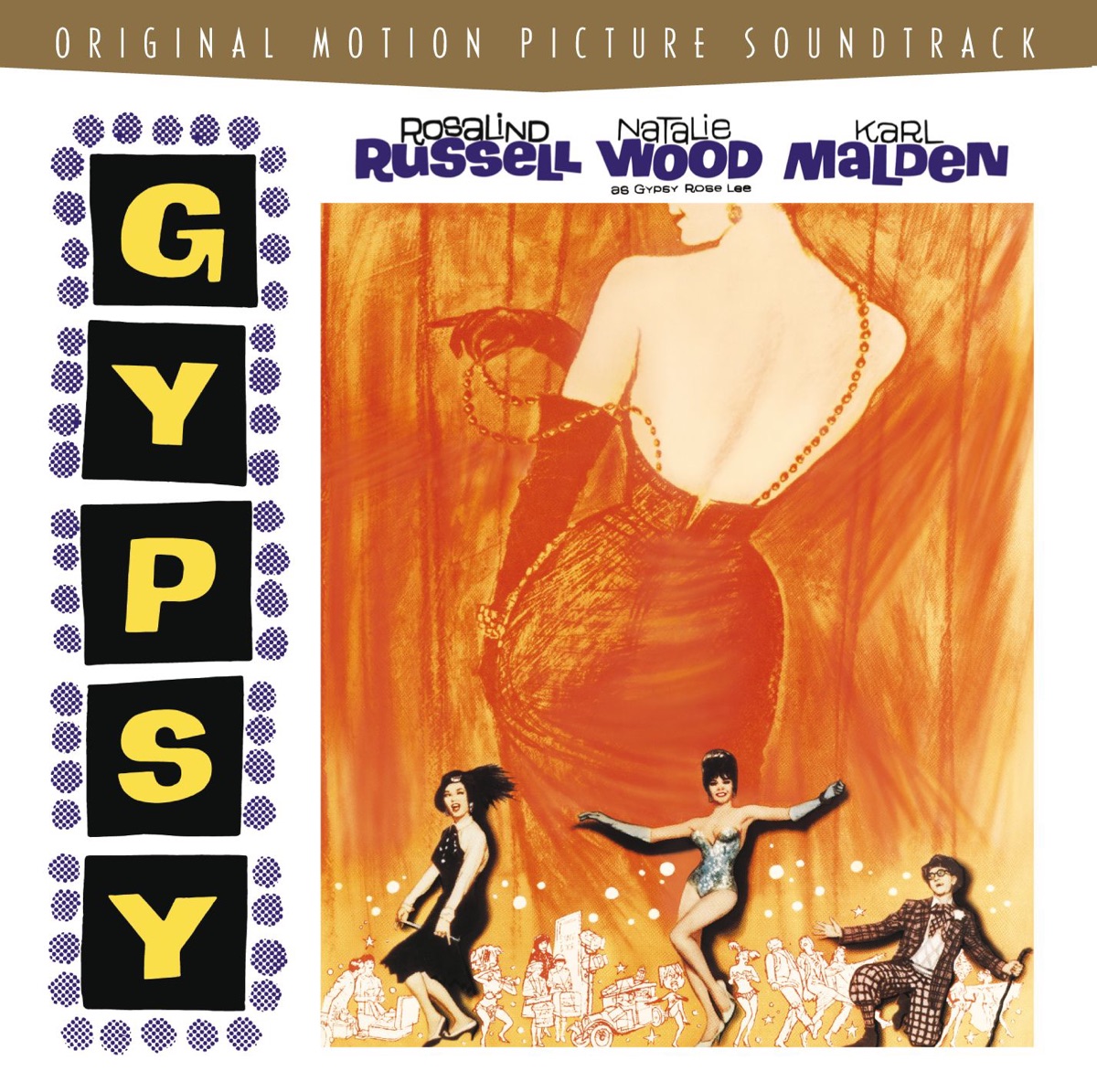 Gypsy (1962 Motion Picture Soundtrack) by Jule Styne & Stephen Sondheim album cover
