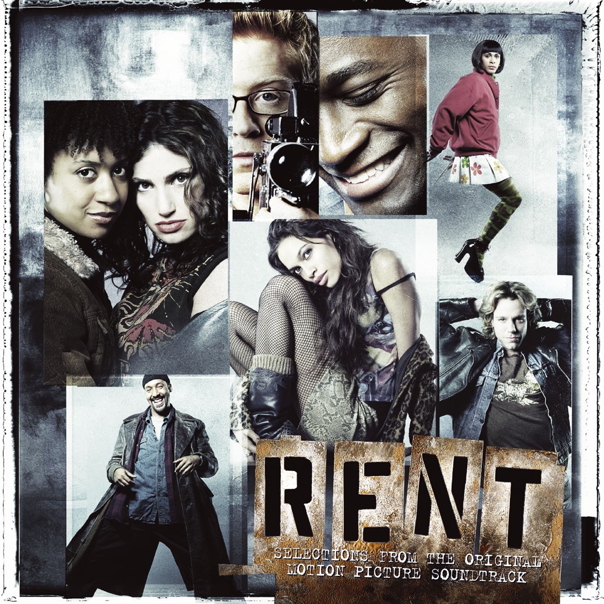 Rent (Selections from the Original Motion Picture Soundtrack) [Bonus Video Version] by Jonathan Larson, Anthony Rapp, Adam Pascal, Rosario Dawson & Idina Menzel album cover