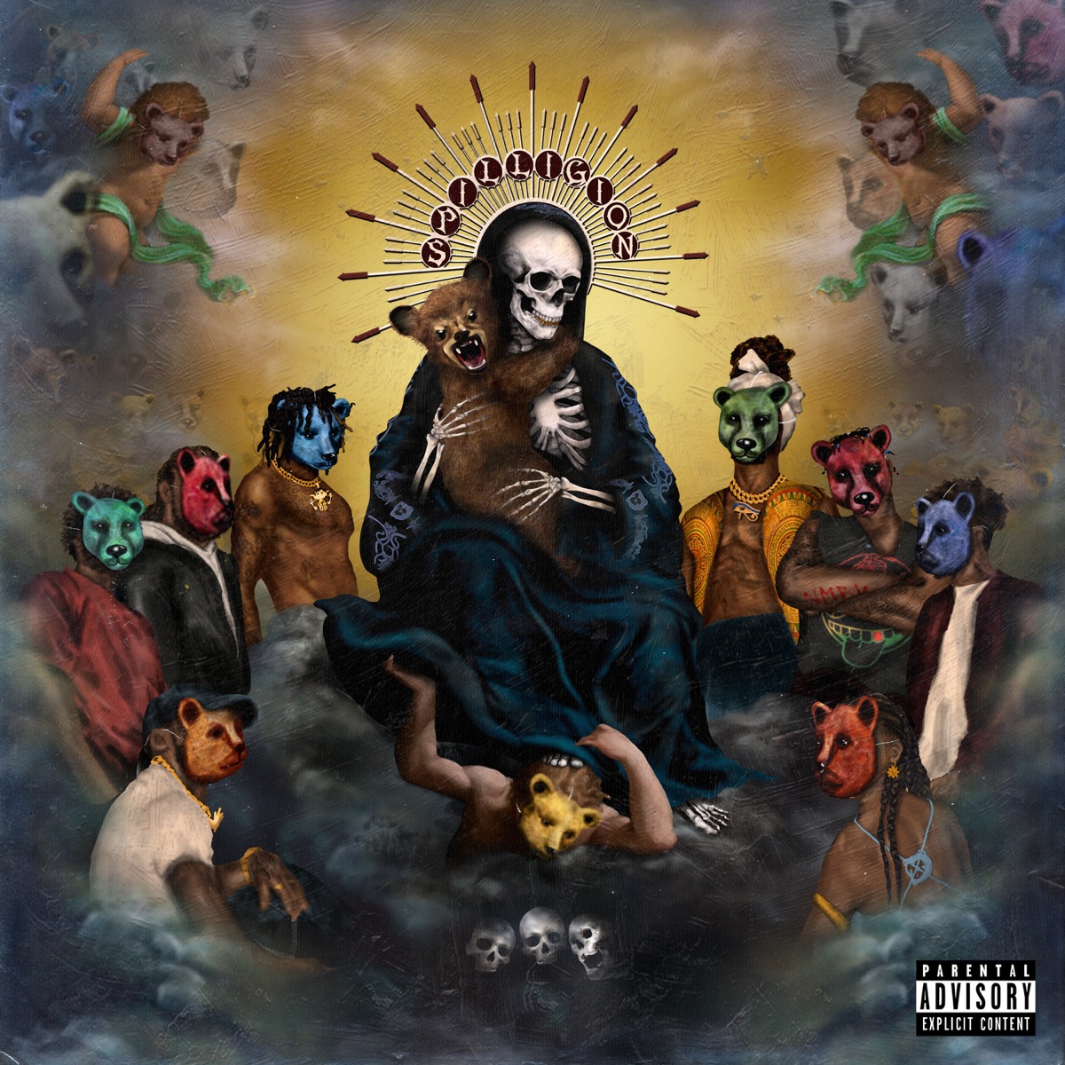 Spilligion by Spillage Village, JID & EARTHGANG album cover