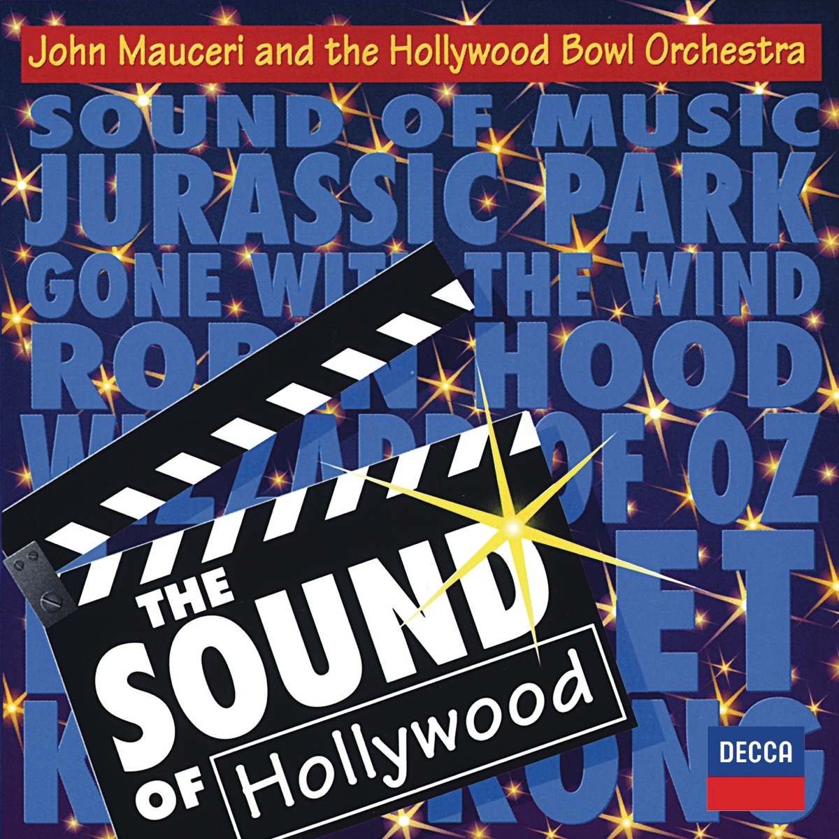 The Sound Of Hollywood by Hollywood Bowl Orchestra & John Mauceri album cover