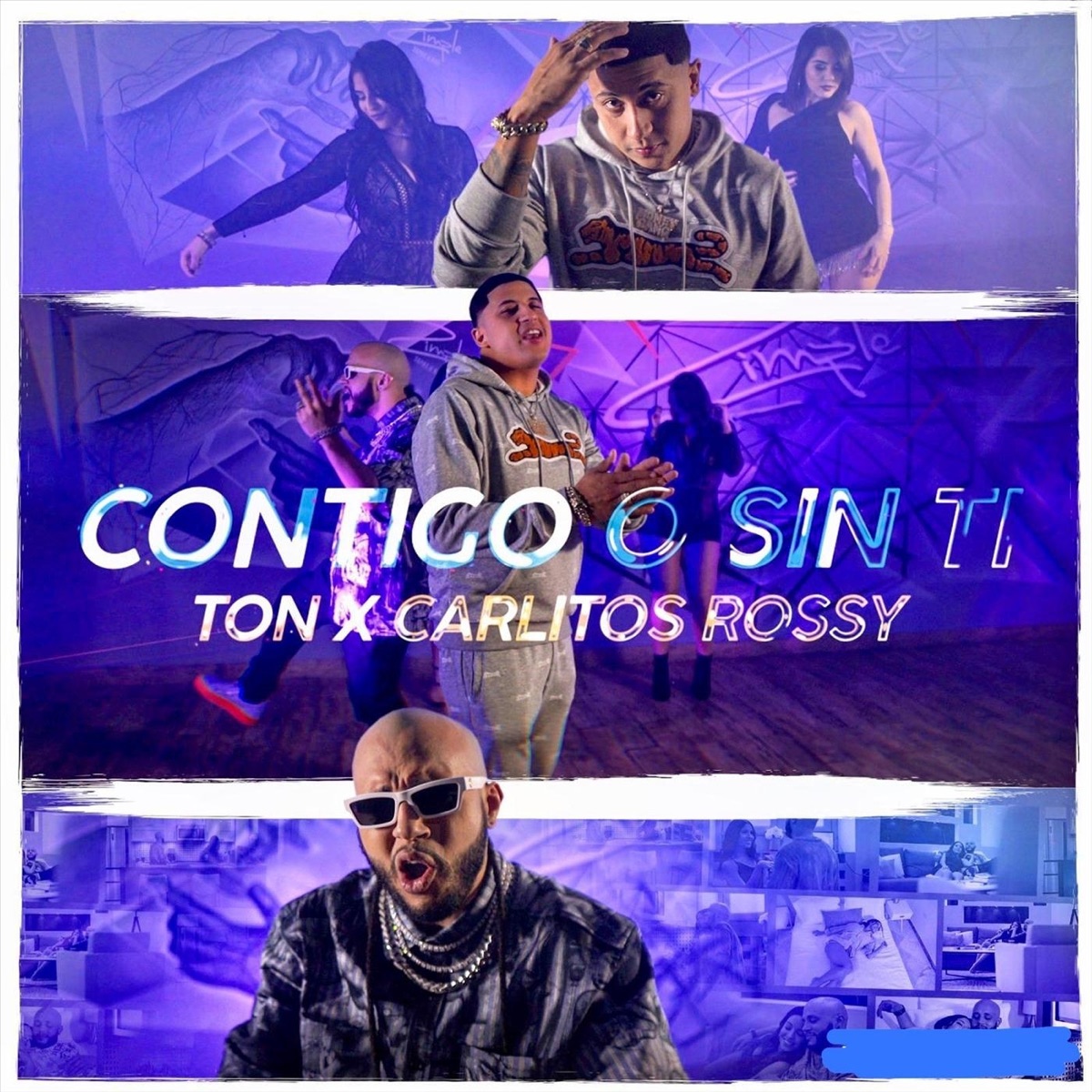 Contigo o Sin Ti (feat. Carlitos Rossy) - Single by Ton album cover