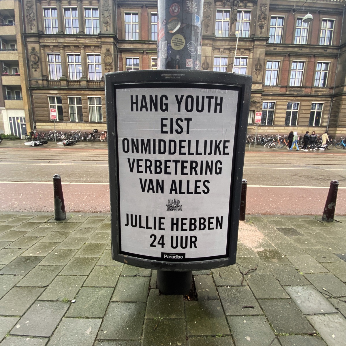 Jullie Hebben 24 Uur - Single by Hang Youth album cover