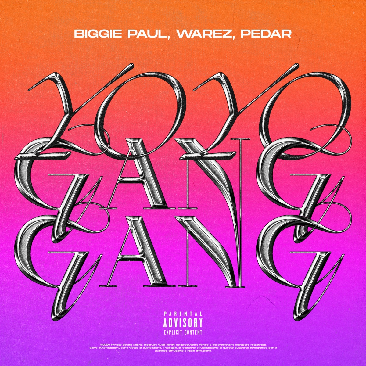 Yo yo gang gang - Single by Biggie Paul, Warez & Pedar album cover