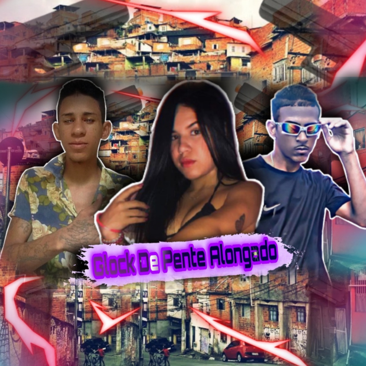 Glock de Pente Alongado - Single by Brisa no Beat, Mc Menino do Luxo & Mc Belga album cover