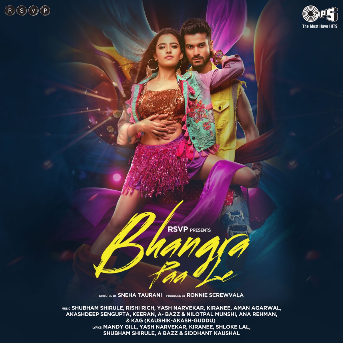 Bhangra Paa Le (Original Motion Picture Soundtrack) by A-Bazz, A. R. Rahman, Jam8 Akashdeep Sengupta, Jam8 Ana Rehma, Jam8 Keeran, Jam8 Nilotpal Munshi, Shubham Shirule, Kaushik-Akash-Guddu (KAG) For Jam8, Kiranee, Rajesh Roshan, Rishi Rich & Yash Narvekar album cover