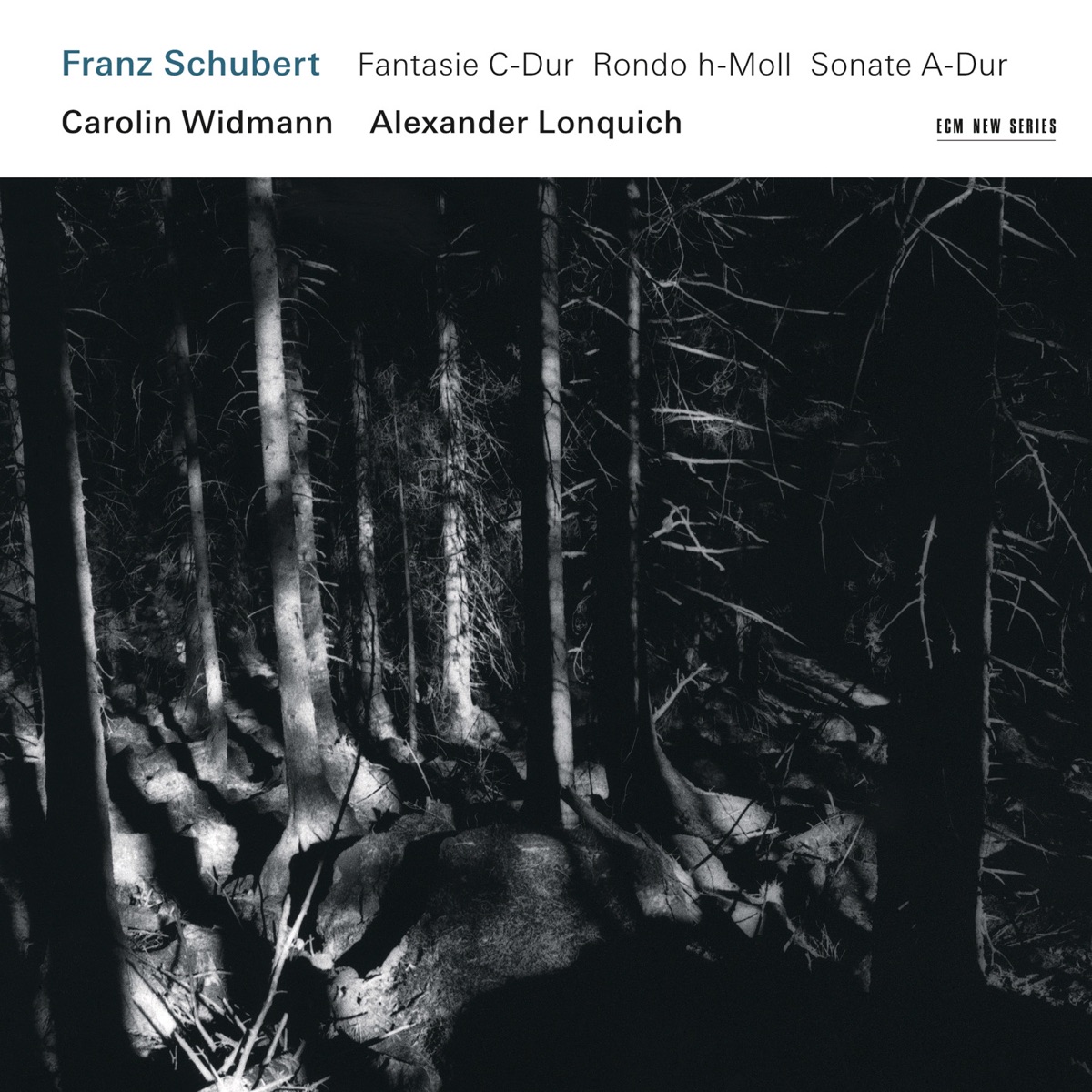 Franz Schubert: Fantasie in C Major; Rondo in B Minor; Sonata in A Major by Carolin Widmann & Alexander Lonquich album cover